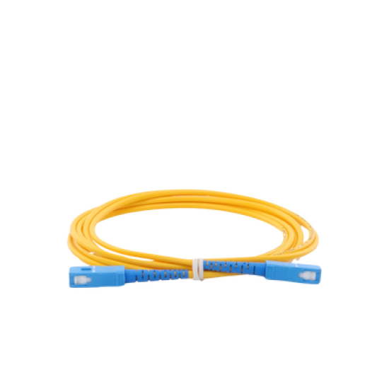 Jumper de Fibra Óptica Monomodo SC/UPC-SC/UPC Simplex de 2 metros,  3mm