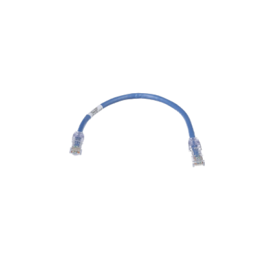 Cable de Parcheo TX6, UTP Cat6, 24 AWG, CM, Color Azul, 1 ft
