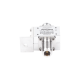 Protector RF Coaxial Para 125 a 1000 MHz Con Ceja Frontal Con Conectores N Hembra en Ambos Lados, 50 Ω