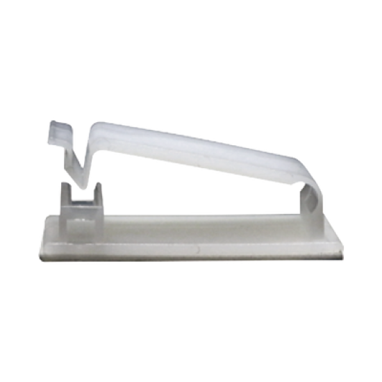 Clip Organizador de Cables Auto-Adherible Diseñado Para Sujetar y Organizar Cables Sin Necesidad de Perforar Muros, Paquete con 5 Piezas, (3501-01001)