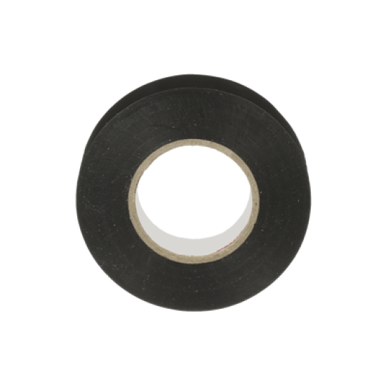 Cinta Eléctrica STRONGHOLD para Aislar, de PVC, Uso General Reparación y Mantenimiento, Grosor de 0.18mm (7 mil), Ancho de 19mm, y 18m de Largo, Color Negro