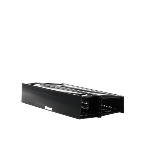Organizador de Cables Horizontal PatchLink, Doble (Frontal y Posterior), Para Rack de 19in, 2UR
