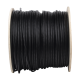 Bobina de cable FTP con Mensajero de Acero de 305 m Cat6+ CALIBRE 23, color negro, para aplicaciones en video vigilancia y redes de datos / Uso en Intemperie y aplicaciones Aéreas