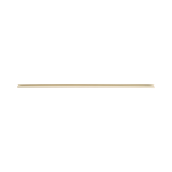 Canaleta LD3 de PVC rígido, con cinta adhesiva para instalación sin herramientas, 19.6 x 11.2 x 1828.8 mm, Color Blanco Mate
