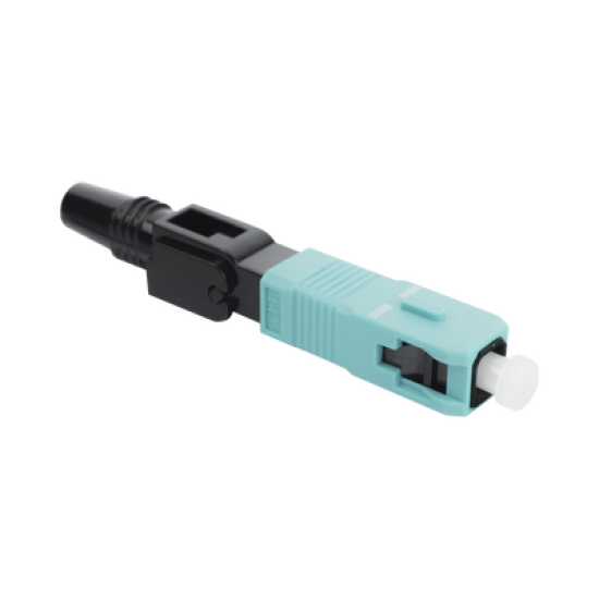 Conector Mecánico de Instalación en Campo, Multimodo SC/UPC, Pre-pulido, Re-terminable, Compatible con fibra OM1, OM2, OM3, OM4