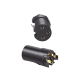 Conector de Audio XLR Tipo Canon Hembra / PVC / ABS / Aleación Zinc / Anti Oxidante / Anti Caida / Sin Aflojarse /Apertura Ajustable de 6.0 a 7.0 mm / Soldable