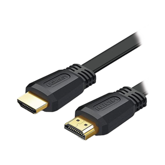 Cable HDMI 2.0 Plano de 5 m / 4K@60Hz / HDR / 3D / HEC (Canal Ethernet HDMI) / ARC (Canal de Retorno de Audio) / Color Profundo de 48 bits / Audio de 32 canales / HDCP /Audio Dolby True HD 7.1 / 18 Gbps / Estañado y Triple Blindaje / Anti Interfere