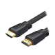 Cable HDMI 2.0 Plano de 5 m / 4K@60Hz / HDR / 3D / HEC (Canal Ethernet HDMI) / ARC (Canal de Retorno de Audio) / Color Profundo de 48 bits / Audio de 32 canales / HDCP /Audio Dolby True HD 7.1 / 18 Gbps / Estañado y Triple Blindaje / Anti Interfere