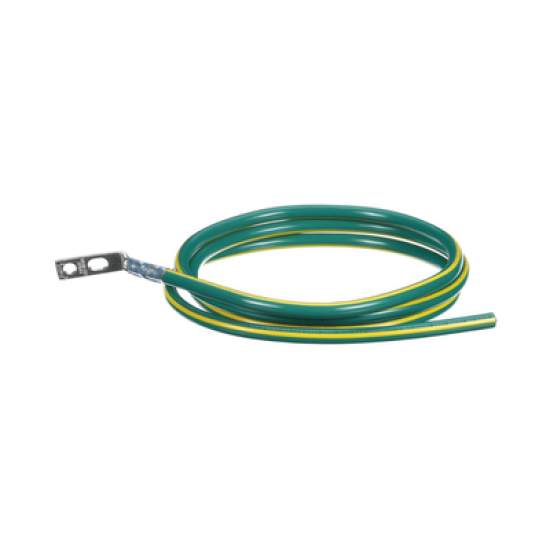 Kit de Jumper para Conexión de Gabinete o Rack de Telecomunicaciones a Barra de Tierra Física, 6 AWG, 1.52 m de Largo
