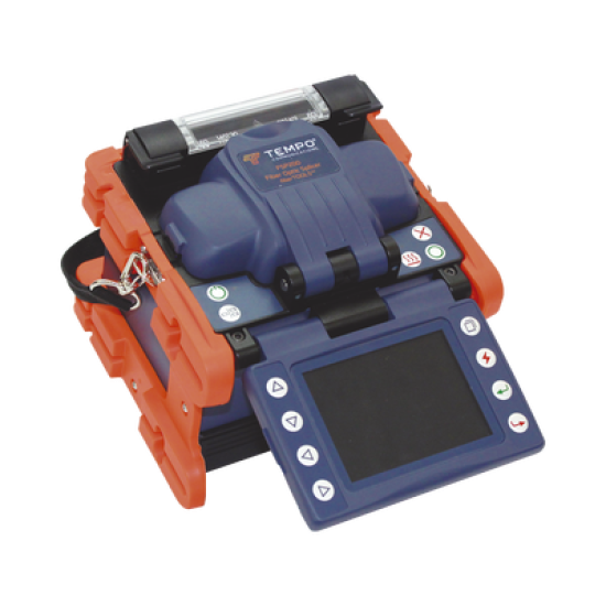 Fusionadora de Fibra Óptica de Alineación por Núcleo con 6 Motores con Perdida Típica (SM); 0.01 dB (MM); 0.04 dB) 