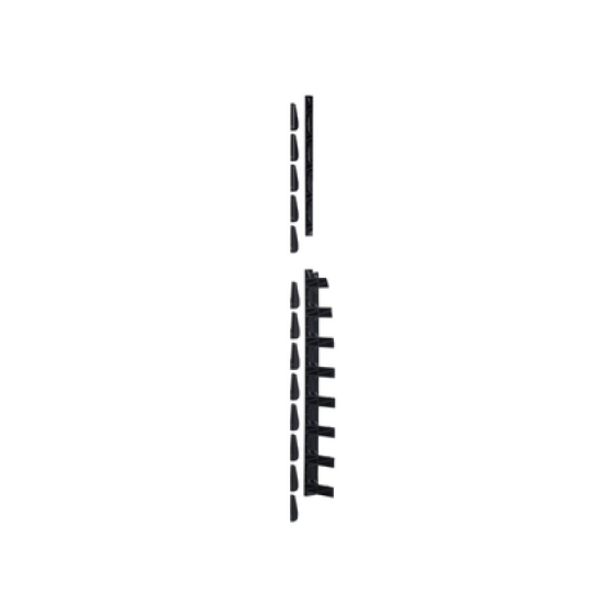 Kit de Dedos Para Administración de Cables en Gabinetes FlexFusion™, de 42 o 45 UR,  Dedos de 100 mm de Longitud, Color Negro 