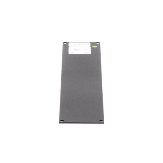 Tapa Ciega para Rack de 19in,  de 2UR, Color Negro