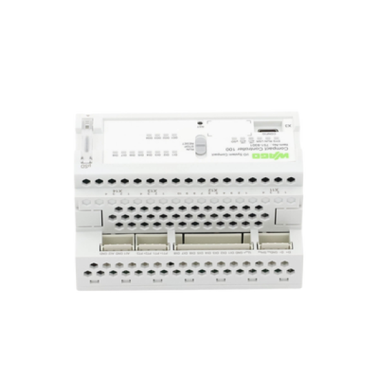 Controlador compacto 100; 8DI 4DO 2AI 2NI1K/PT1K 1RS485; 2 x ETHERNET; SD