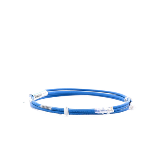 Cable de Parcheo UTP Cat6A, CM/LSZH, Diámetro Reducido (28AWG), Color Azul, 7ft