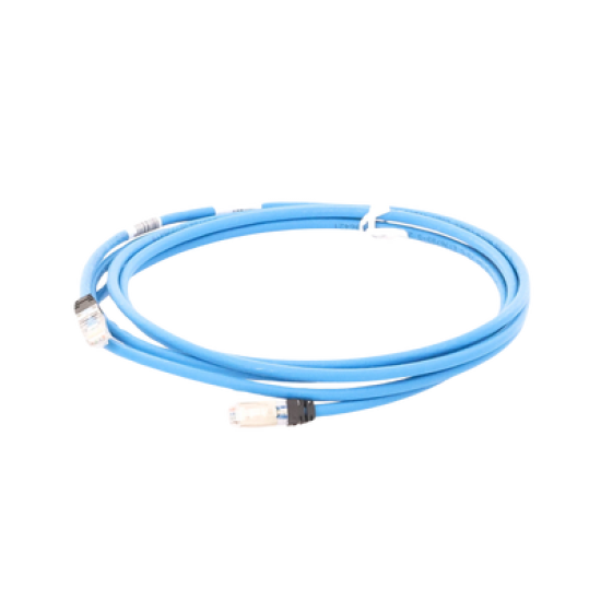 Patch Cord Cat6A, Blindado S/FTP, CM/LS0H, 10ft, Color Azul
