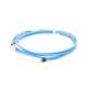 Patch Cord Cat6A, Blindado S/FTP, CM/LS0H, 10ft, Color Azul