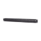 Patch Panel UTP Z-MAX de 48 puertos, Precargado con Jacks Categoría 6, Plano, 1UR