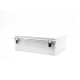 Gabinete de Plástico ABS, Uso en Intemperie IP66 (350 x 460 x 160 mm) Cierre por Broche Inoxidable y Permite Cerrado con Candado y Llave (Perno 5mm) No Incluido