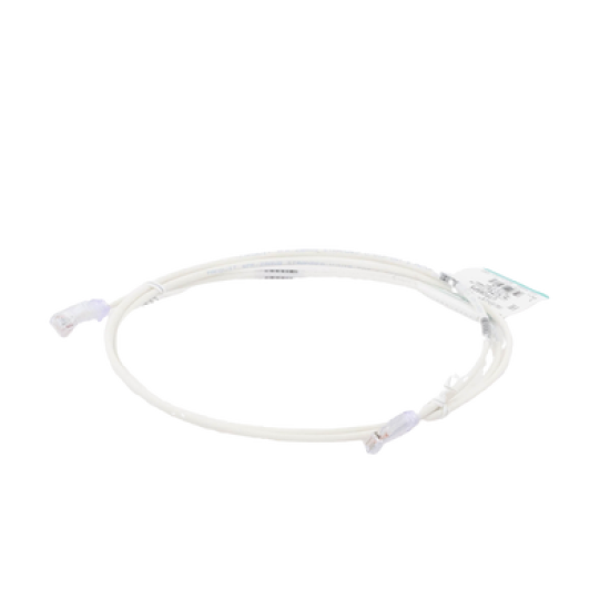 Cable de Parcheo TX6, UTP Cat6, Diámetro Reducido (28AWG), Color Blanco Mate, 5ft 