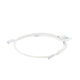 Cable de Parcheo TX6, UTP Cat6, Diámetro Reducido (28AWG), Color Blanco Mate, 5ft 