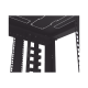 Gabinete Profesional para Telecomunicaciones de 45UR, 1200 mm Profundidad, Incluye 2 Organizadores Verticales de 45 Unidades de Rack, Se envía el Gabinete Armado.