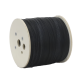 Carrete de 2 km de Fibra Óptica Drop Plana, Interior/Exterior G.657A2 Monomodo de 1 hilo (unifibra), Dieléctrica, Forro Negro, Compatible con Conectores FASC, FASCUP, FASCLC