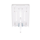Soporte y tapa universal color blanco de PVC auto extinguible, para canaleta TEK100 (5595-10001)