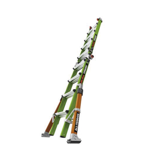 Escalera Multi-Posiciones de 6.7 m (22') para Suelos Inclinados o con Desniveles. 