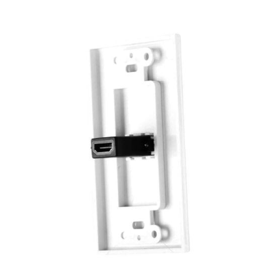 Placa de pared 1 puerto HDMI hembra a hembra 