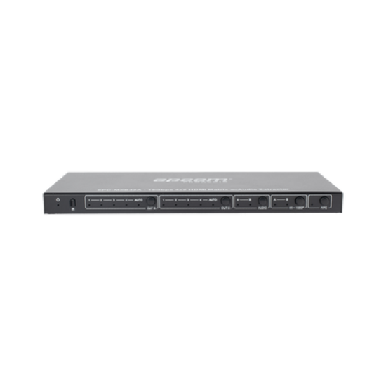 Matricial HDMI | 4x2 | 4K2K@60Hz | HDR | YCbCr 4:4:4 | EDID Auto | Extractor de Audio | Salida de audio análoga y digitalizados | HDCP 2.2 | 18 Gbps