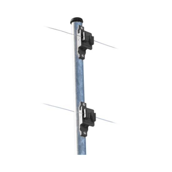 Aislador de Paso reforzado para cercos eléctricos, resistente al clima extremoso
