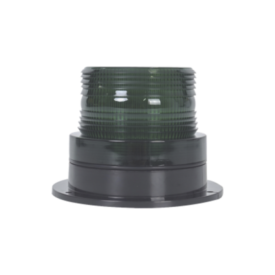 Burbuja Brillante de Larga Vida Útil, con 8 LEDs Color Verde, Domo Verde, 110 Vca