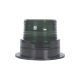 Burbuja Brillante de Larga Vida Útil, con 8 LEDs Color Verde, Domo Verde, 110 Vca