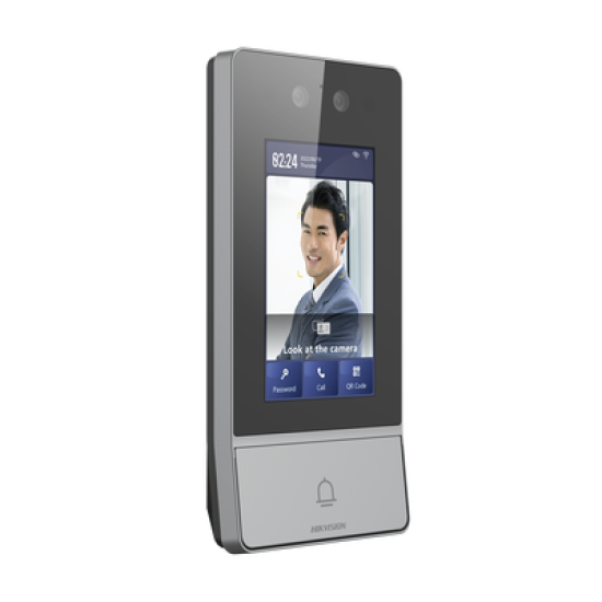Videoportero IP 2 Megapixel / Llamada y Apertura Remota desde App Hik-Connect / Reconocimiento Facial / Panel touch 4.3