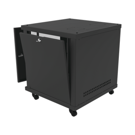 Gabinete Profesional para Telecomunicaciones de 12UR, 638 mm Profundidad.