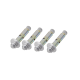 Kit de 4 Piezas de Taquete Tipo Barrenancla con Tornillo de 3/8