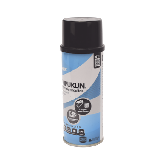 Limpiador desengrasante en aerosol dielectrico, para tarjetas electrónicas y circuitos, bote 454 ml