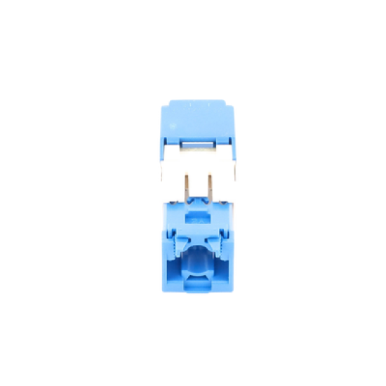 Conector Jack RJ45 Estilo TG, Mini-Com, Categoría 6A, de 8 posiciones y 8 cables, Color Azul