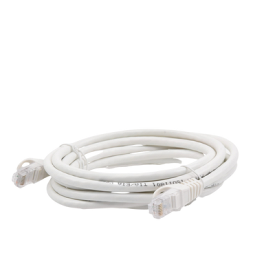 Cable de parcheo UTP Cat6 - 3.0 m - blanco