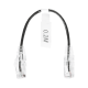 Cable de Parcheo Slim UTP Cat6 - 20 cm Negro Diámetro Reducido (28 AWG)