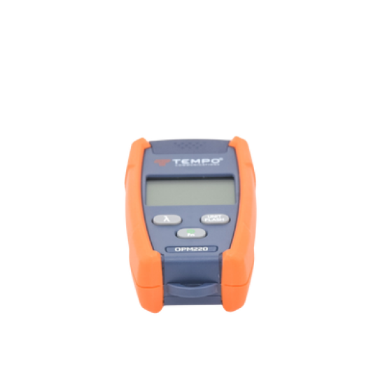 Medidor de Alta Potencia (Micro OPM) para Fibra Óptica con Localizador Visual de Fallos (VFL), entrada universal de 2.5 mm (para conectores SC, ST y FC)