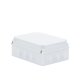 Caja de derivación de PVC Auto-extinguible con 12 entradas, tapa atornillada, 300x220x120 MM, Para Exterior (IP55)