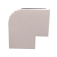 Esquinero Exterior Color Blanco de PVC Auto Axtinguible, Para Canaleta TMK-4577 (5510-02001)