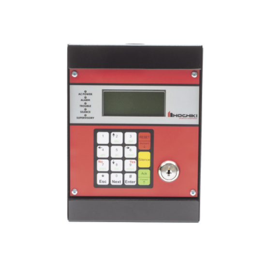 Teclado Remoto, Display de 32 Caracteres, Compatible con Paneles Hochiki Serie HCA (0100-09670)