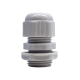 Conector Plástico Blanco Tipo Glándula para Rosca NPT 1/2