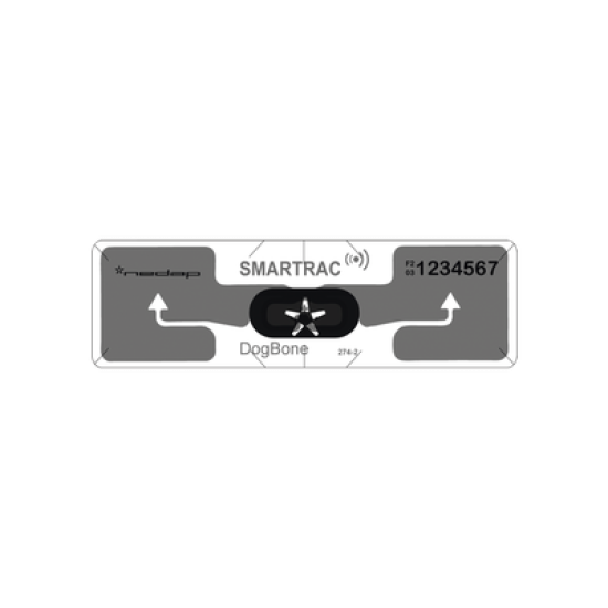 Tag UHF transparente con adhesivo para Vehiculo ( EPC Gen 2 )