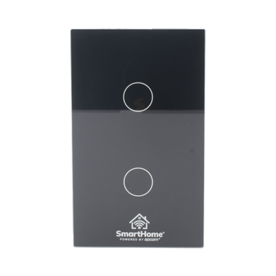 (Wifi) Apagador switch inalámbrico WIFI, control de 2 regresos de carga, 110V