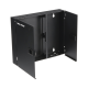 Caja de Conexión de Fibra Óptica, Para Montaje en Pared, Acepta 2 Placas FAP o FMP, Hasta 48 Fibras, Color Negro