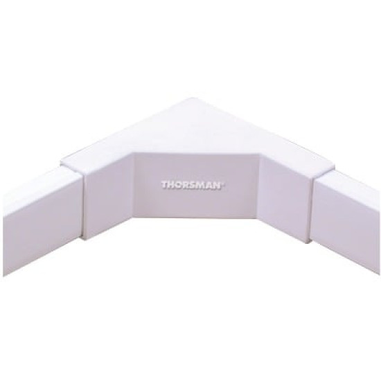 Esquinero interior blanco de PVC auto extinguible, para canaletas TMK1020, TMK1020SD, TMK1020CD (5120-02001) Esquinero interior blanco de PVC auto extinguible, para canaletas TMK1020, TMK1020SD, TMK1020CD (5120-02001)