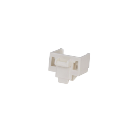 Kit de 10 Dispositivos para Bloquear Puertos Jack RJ45, Color Blanco Mate, Incluye Llave de Extracción